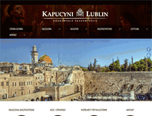 Tablet Screenshot of kapucyni-lublin.pl